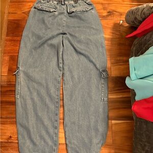 Young fabulous and broke‎ Women's Blue Cargo Jeans size small